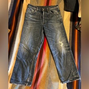 Wide leg cropped Citizens of Humanity Vintage denim. Size 30. Jeans.